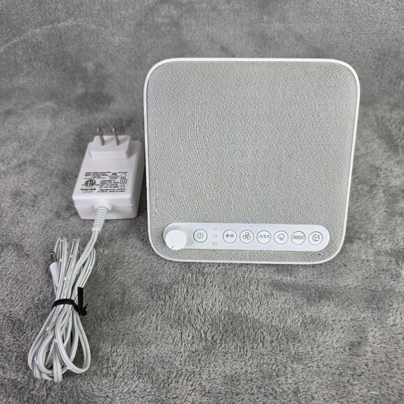 Wave White Noise Machine Adjustable Timer Multiple Sound Options & Power Adapter - Picture 2 of 6